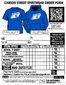 Spiritwear Order